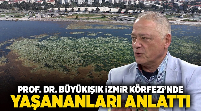 Prof. Dr. Büyükışık İzmir Körfezi&#039;nde yaşananları anlattı