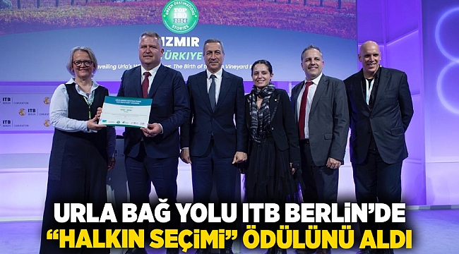 Urla Bağ Yolu ITB Berlin’de “Halkın Seçimi” ödülünü aldı