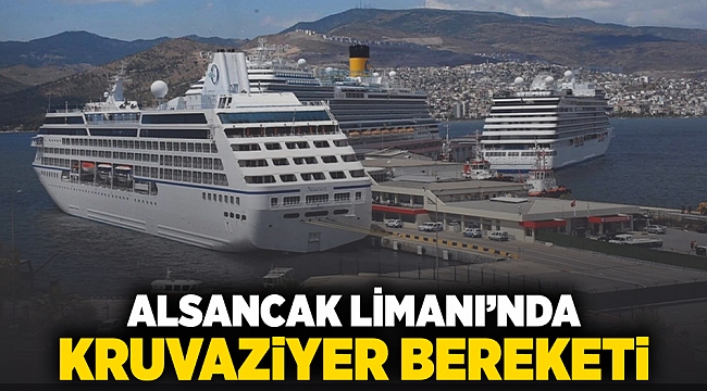 Alsancak Limanı’nda kruvaziyer bereketi
