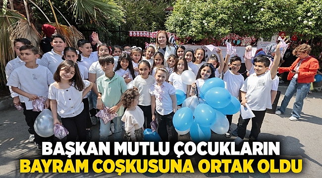 Başkan Mutlu çocukların bayram coşkusuna ortak oldu