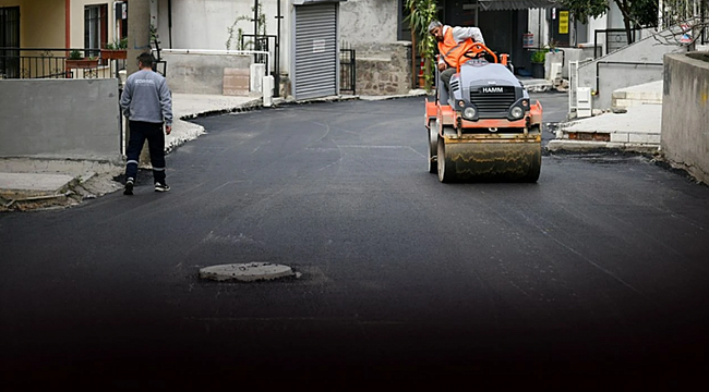 Bornova Belediyesi’nden Kavaklıdere’ye asfalt hamlesi