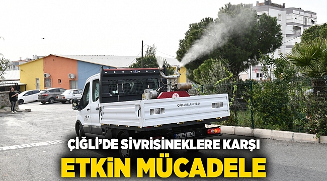 Çiğli’de Sivrisineklere Karşı Etkin Mücadele