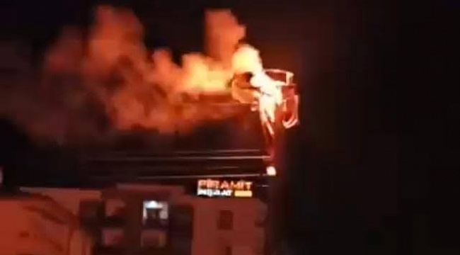 Elektrik trafosu havai fişek gibi patladı