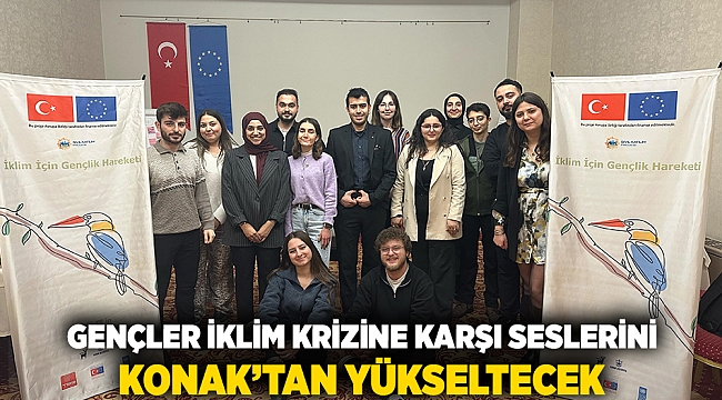 Gençler iklim krizine karşı seslerini Konak’tan yükseltecek