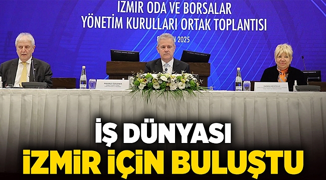 İş dünyası İzmir için buluştu