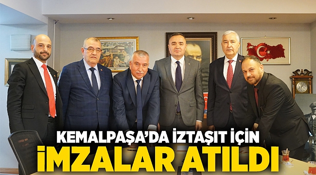Kemalpaşa’da İZTAŞIT için imzalar atıldı