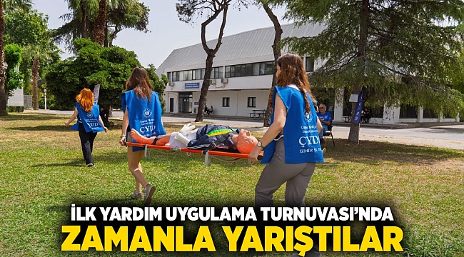 İlk Yardım Uygulama Turnuvası’nda zamanla yarıştılar