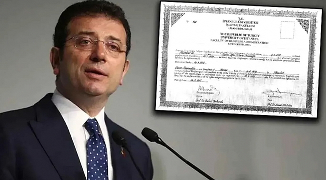 İmamoğlu'ndan 354 sayfalık dilekçe: Diploma kararına itiraz etti!
