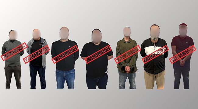 Kırmızı bültenle aranan 7 kişi yakalanarak Türkiye&#039;ye getirildi