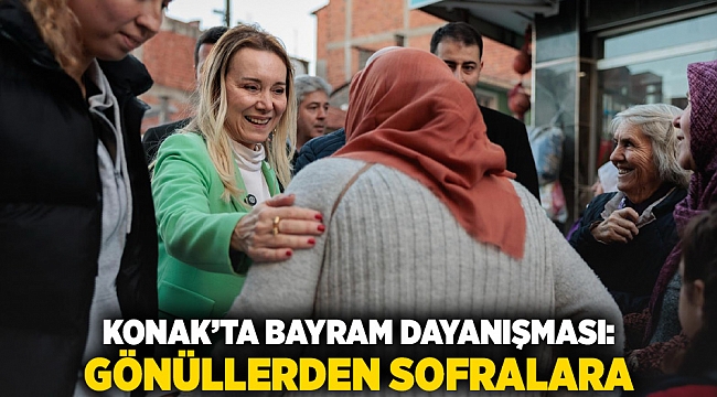 Konak’ta bayram dayanışması: Gönüllerden sofralara