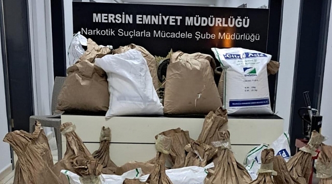 Mersin&#039;de 812 kilogram sentetik toz ecza maddesi ele geçirildi