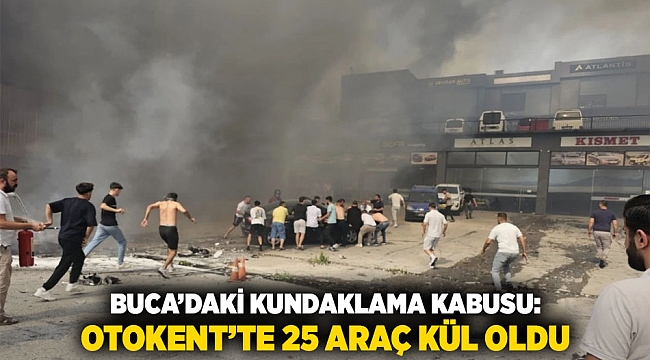 Buca’daki Kundaklama Kabusu: Otokent’te 25 Araç Kül Oldu