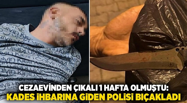 Cezaevinden Çıkalı 1 Hafta Olmuştu: KADES İhbarına Giden Polisi Bıçakladı