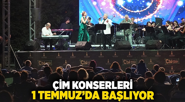 Çim Konserleri 1 Temmuz’da başlıyor