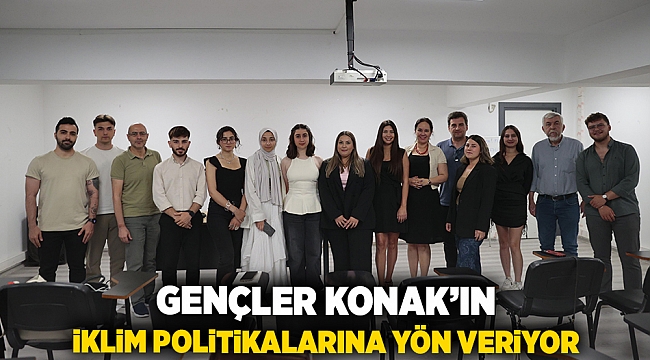 Gençler Konak’ın iklim politikalarına yön veriyor