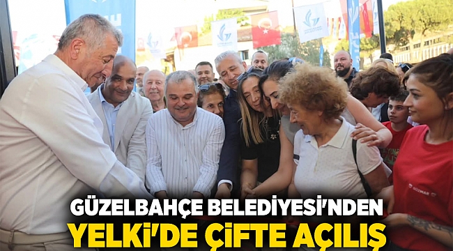 Güzelbahçe Belediyesi&#039;nden Yelki&#039;de çifte açılış