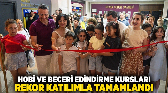 Hobi ve Beceri Edindirme Kursları rekor katılımla tamamlandı