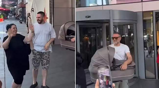 İkinci kez dede olma sevincini yaşayan Hüsnü Şenlendirici davul ve zurna eşliğinde kutlama yaptı