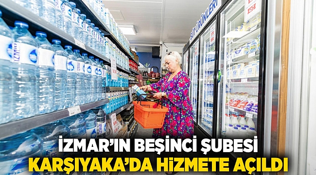 İZMAR’ın beşinci şubesi Karşıyaka’da hizmete açıldı