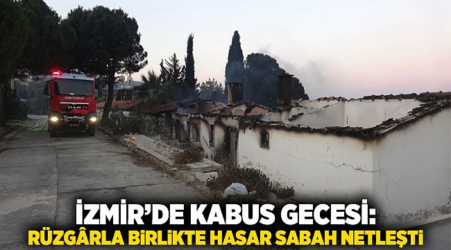 İzmir&#039;de Kabus Gecesi: Rüzgârla Birlikte Hasar Sabah Netleşti