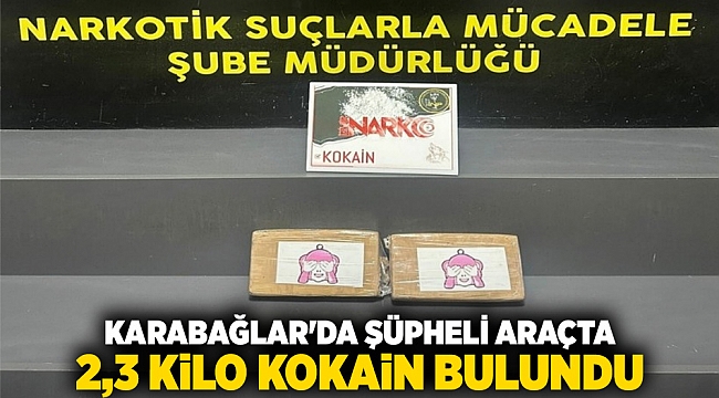 Karabağlar&#039;da Şüpheli Araçta 2,3 Kilo Kokain Bulundu