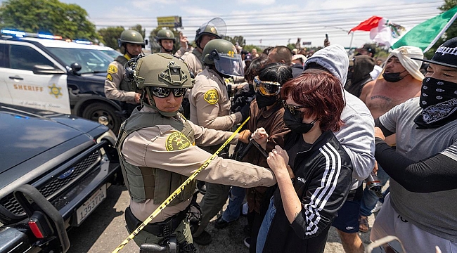 Los Angeles&#039;taki sınır protestosuna Ulusal Muhafızlar müdahale edecek