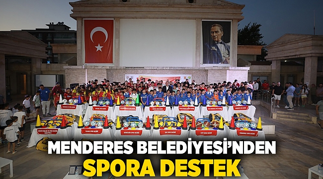 Menderes Belediyesi’nden Spora Destek