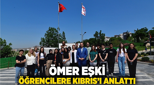 Ömer Eşki öğrencilere Kıbrıs’ı anlattı