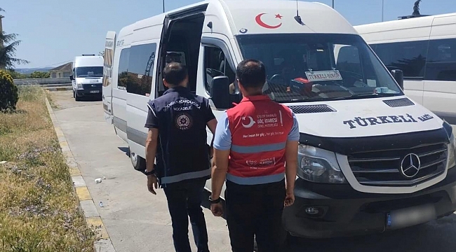 Yurt genelinde 446 düzensiz göçmen yakalandı