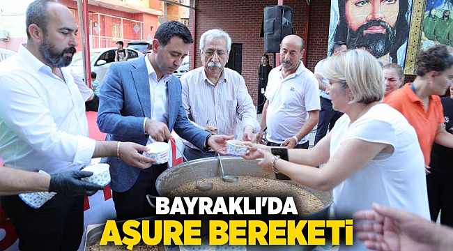 Bayraklı&#039;da aşure bereketi