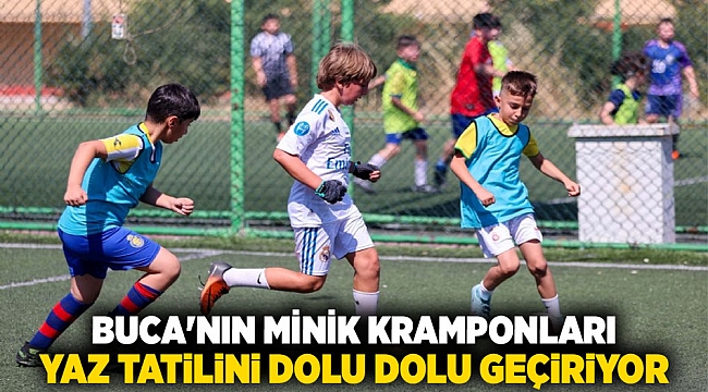 BUCA&#039;NIN MİNİK KRAMPONLARI YAZ TATİLİNİ DOLU DOLU GEÇİRİYOR