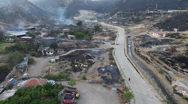 Çanakkale&#039;de orman yangını