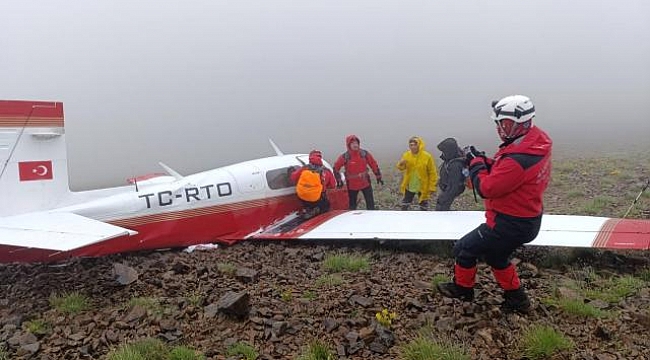 Erzurum-Rize arasında düşen uçaktaki yolcu sağ olarak kurtarıldı