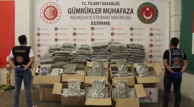 Gümrük Muhafaza ekipleri 1,6 milyar TL&#039;lik uyuşturucu ele geçirdi