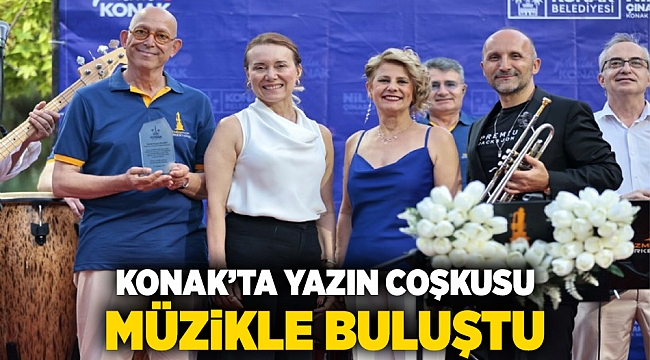 Konak’ta yazın coşkusu müzikle buluştu