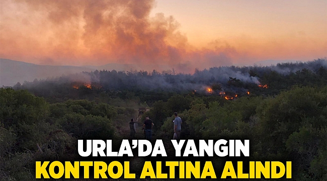 Urla’da yangın kontrol altına alındı