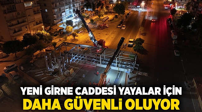Yeni Girne Caddesi yayalar için daha güvenli oluyor