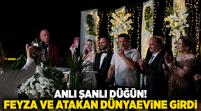 ANLI ŞANLI DÜĞÜN! FEYZA VE ATAKAN DÜNYAEVİNE GİRDİ