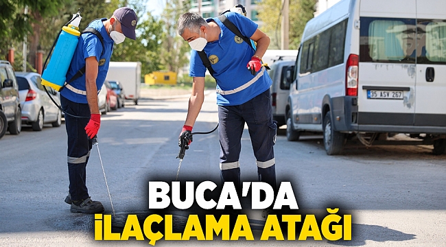 BUCA&#039;DA İLAÇLAMA ATAĞI