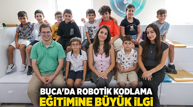 Buca’da robotik kodlama eğitimine büyük ilgi