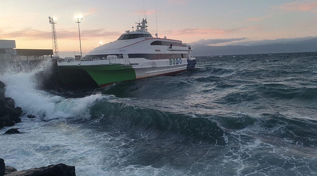 BUDO'nun 7 seferi olumsuz hava koşulları nedeniyle iptal edildi