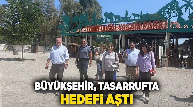 Büyükşehir, tasarrufta hedefi aştı