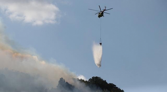 Çanakkale&#039;de çıkan orman yangını büyük ölçüde kontrol altına alındı