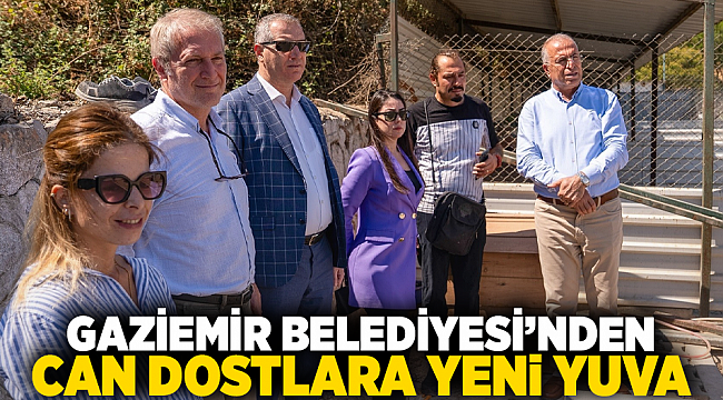 Gaziemir Belediyesi’nden Can Dostlara Yeni Yuva