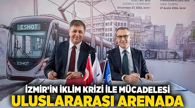 İzmir’in iklim krizi ile mücadelesi uluslararası arenada