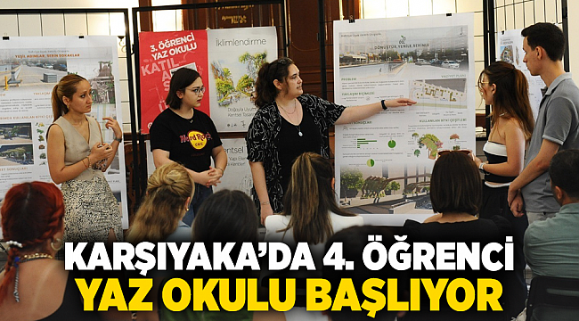 Karşıyaka’da 4. Öğrenci Yaz Okulu başlıyor