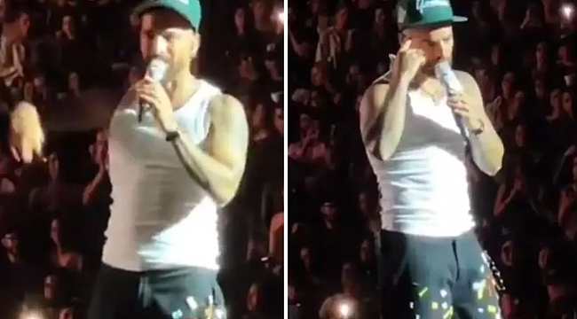 Ünlü rapçi, konsere bebeği ile gelen anneyi sert şekilde azarladı