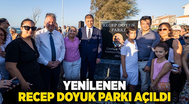 Yenilenen Recep Doyuk Parkı açıldı