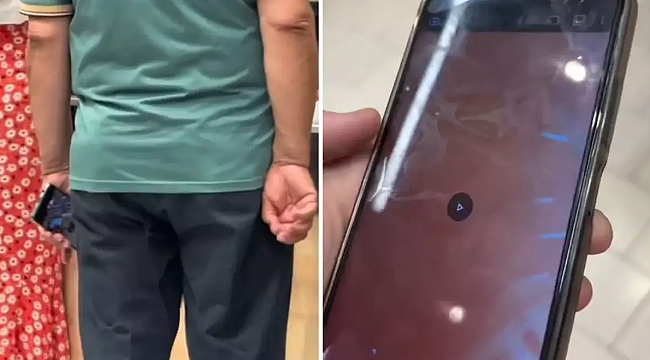 AVM&#039;de etek altı görüntü çeken şahıs böyle yakalandı