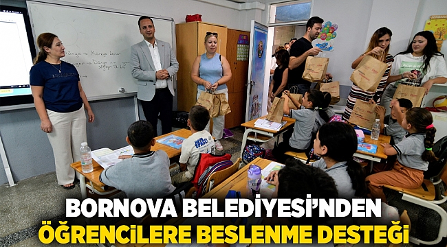 Bornova Belediyesi’nden öğrencilere beslenme desteği
